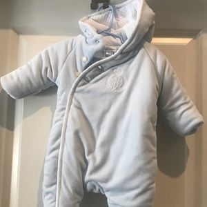 Ralph Lauren Velour Baby Bunting